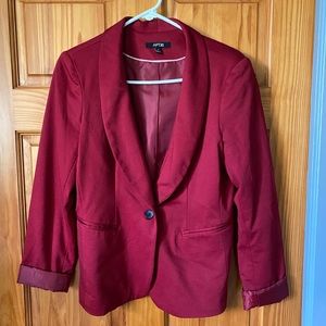 Apt 9 Maroon Blazer